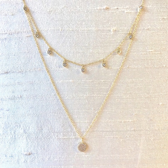 ✨Micro Pave Layered Neclace✨ - Picture 5 of 7